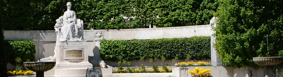 Sissi monument au Volksgarten Vienne
