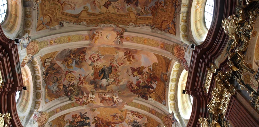 Fresque de l'eglise abbatiale de Melk