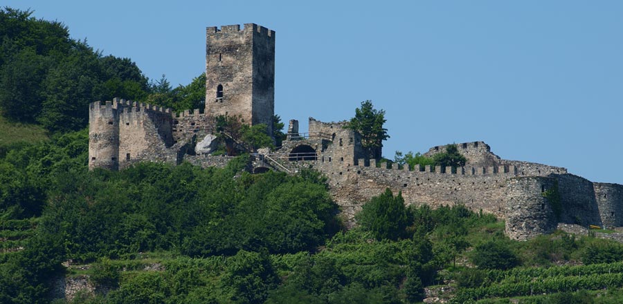 Dürnstein- Ruine Hinterhaus